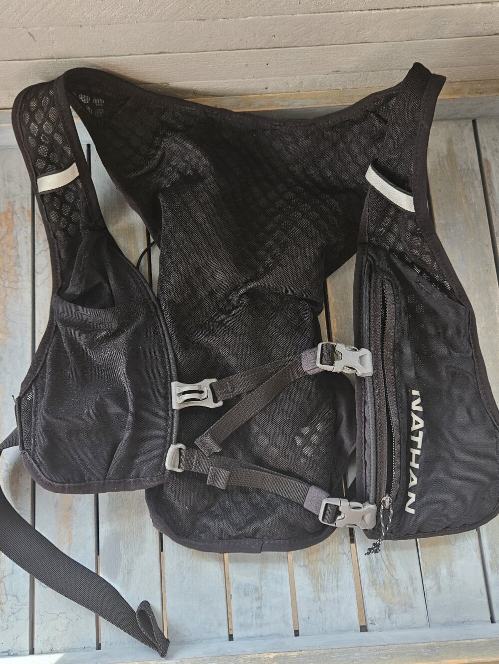 NATHAN QuickStart Running Vest NO STRAW OR WATER PACK INCLUDED